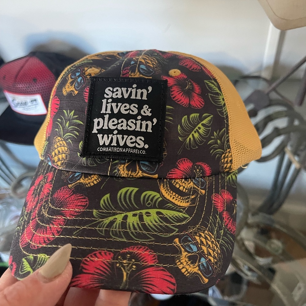 Men’s Ball Cap- Saving Lives and Pleasing Wives
